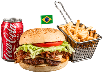Top Picanha combo with fries and a Coca-Cola
